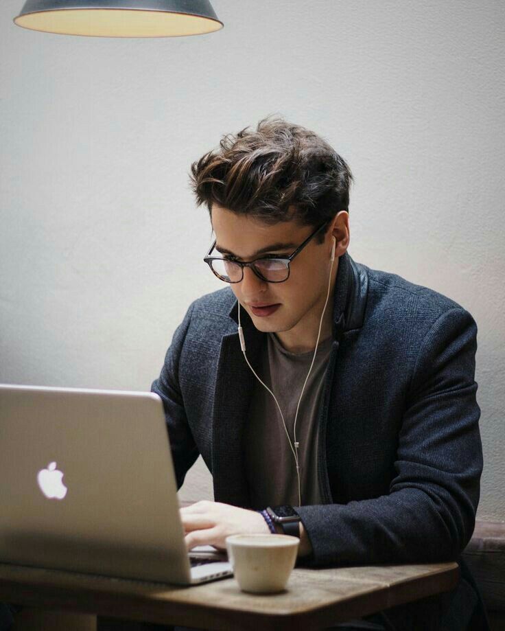 Close-up of blue light filtering lenses